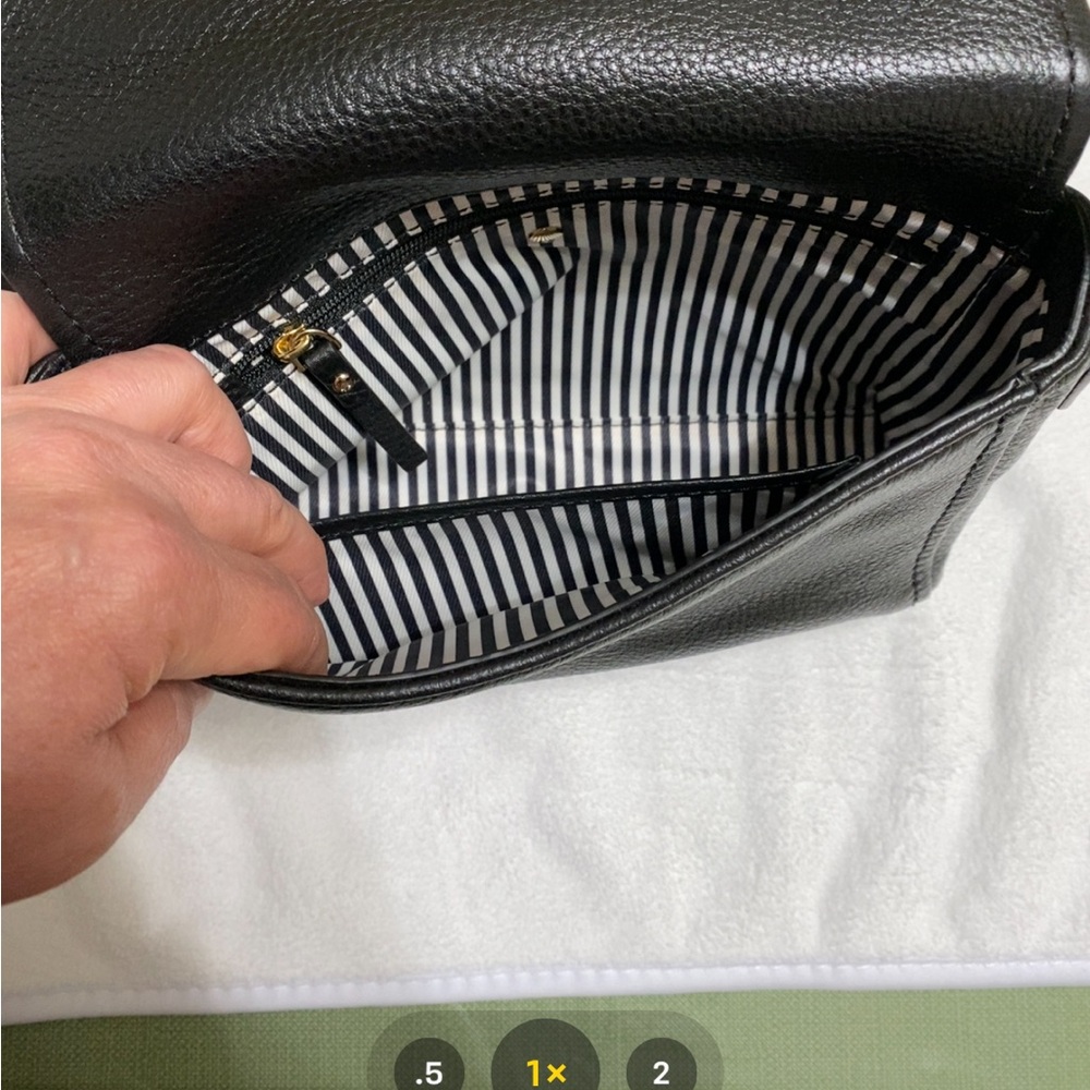 Small Kate Spade Black Pebbled Leather Crossbody Bag - Picture 9 of 14